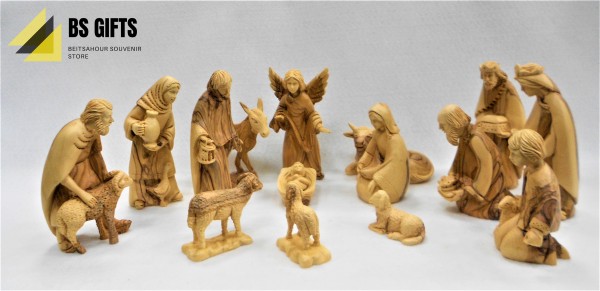Limited edition artist work nativity scene