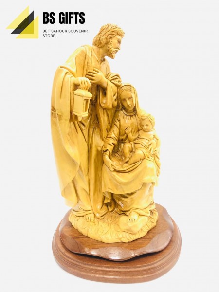 Artist made joseph with lamp large size holy family 32x20cm