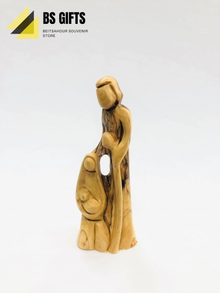 Standing joseph with staff small size holy family 15x5.50 cm