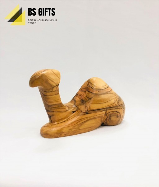 Olive wood Handmade Faceless Camel 13x7.50 cm