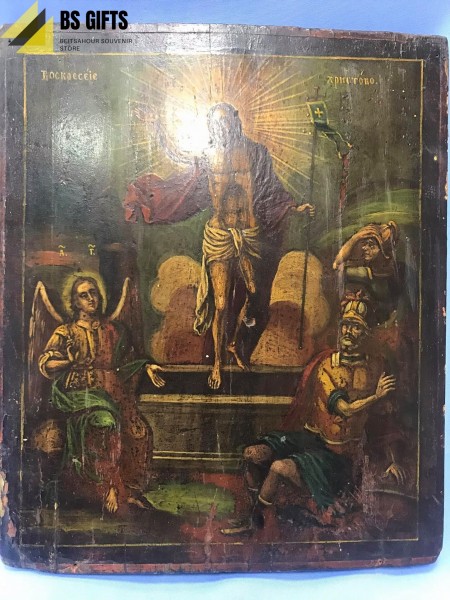 Icon Resurrection of Jesus Christ 36.50x31cm