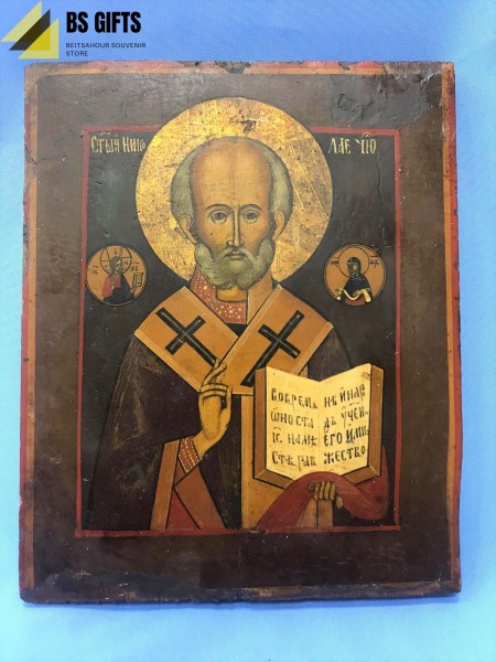Icon of Saint Nicholas #1 26.50x21.50cm