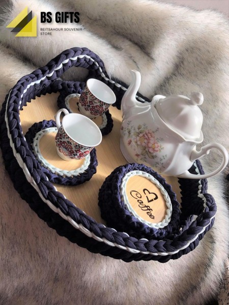 Coffee Coasters with Tray