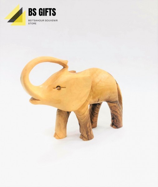 Olive wood Handmade Elephant made in Bethlehem 12.50x9 cm