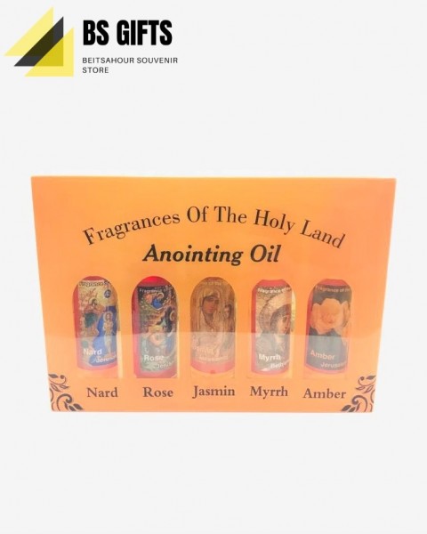 Set of 5 anointing oil (fragrances of the holy land)