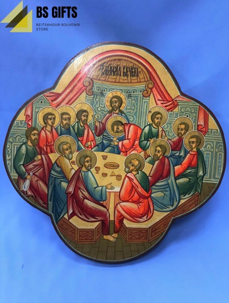 Icon of The Last Supper 35x35cm
