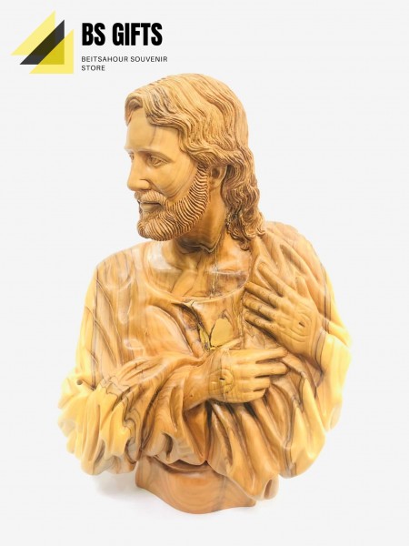 Artistic made large size bust of jesus christ 32x22 cm