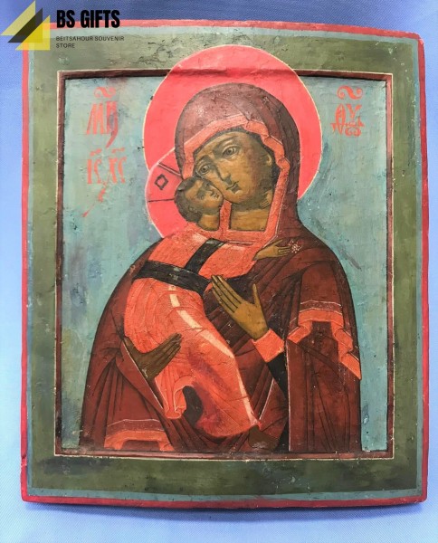 Icon Virgin Mary of Vladimir #1 27x23.50cm