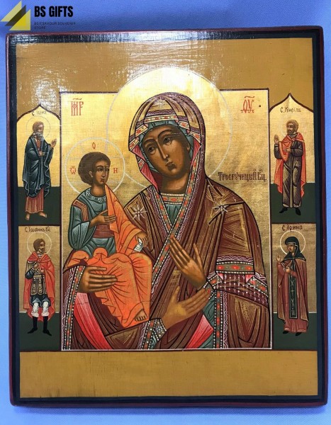 Icon of Virgin Mary with three hands 31x26cm